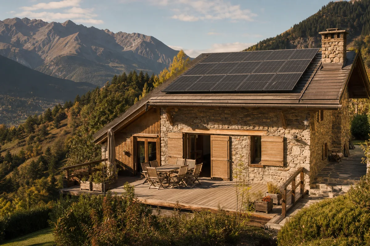 Résidence secondaire à Briançon : le solaire quand on n'est pas là