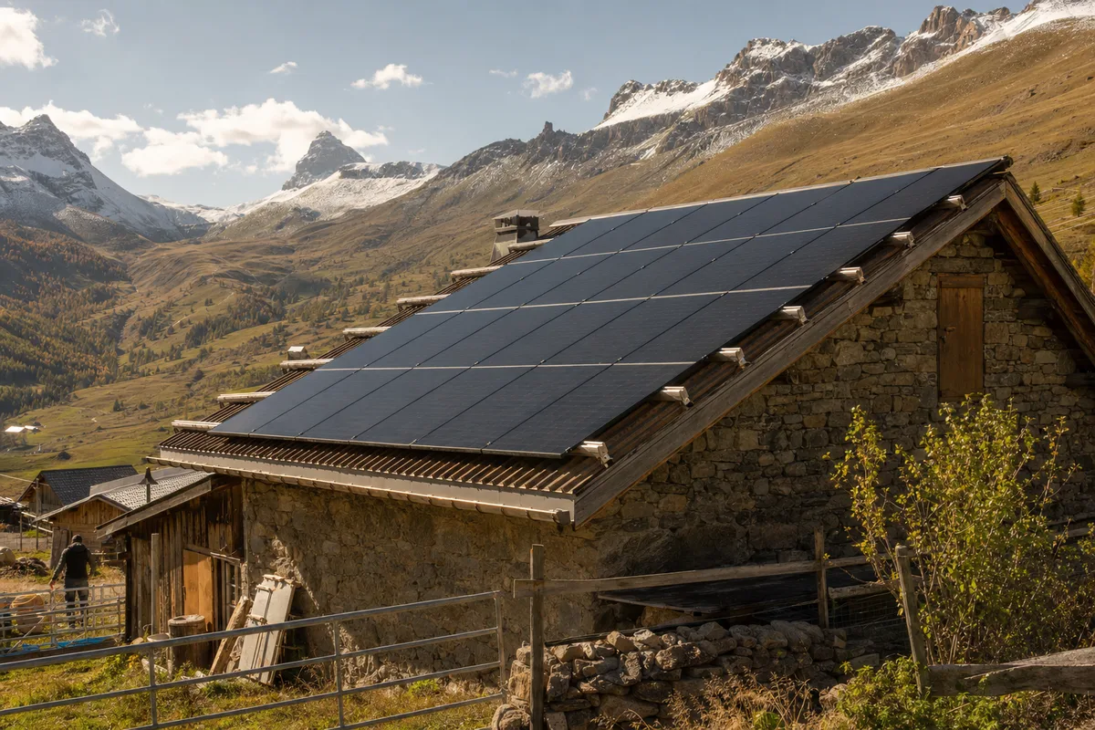 Panneau solaire Cervières (05100) : installation photovoltaïque